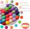 Silicone Beads 40 Colors 15mm Round Silicone Beads Bulk, Focal Beads Loose Rubber Beads for Jewelry Bracelet Necklace Keychain DIY Craft Making Decoration(160Pcs)